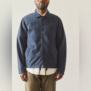 Universal Works Porto Jacket Navy Seersucker (sold out)— Size XL